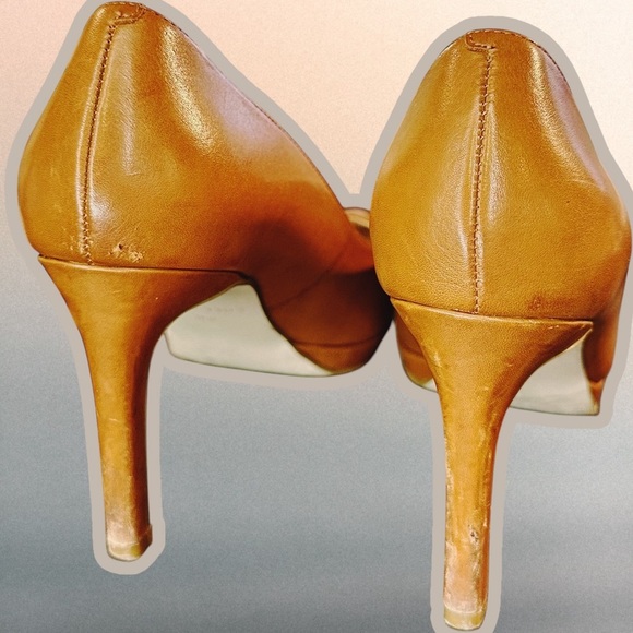 Cole Haan ‘Idala II’ Platform Pumps in “British Tanned Leather” Size 8.5 - Picture 7 of 13